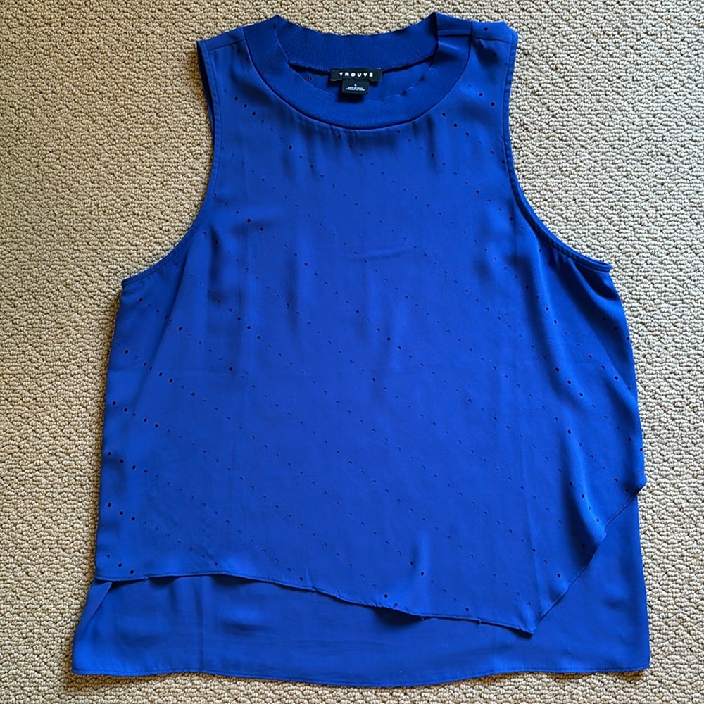 Trouve Shell Sleeveless Top